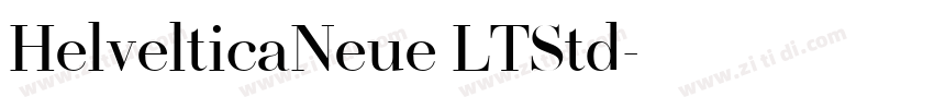 HelvelticaNeue LTStd字体转换